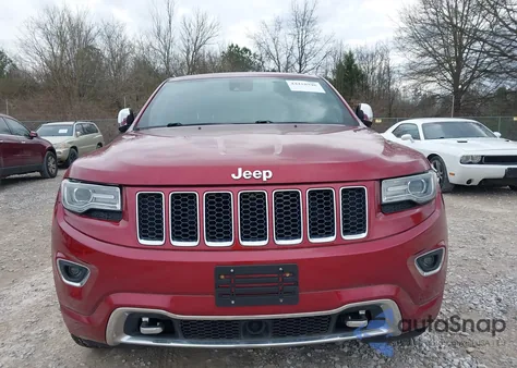 2014 Jeep Grand Cherokee Overland z USA, uszkodzony, nr VIN 1C4RJFCM3EC299303